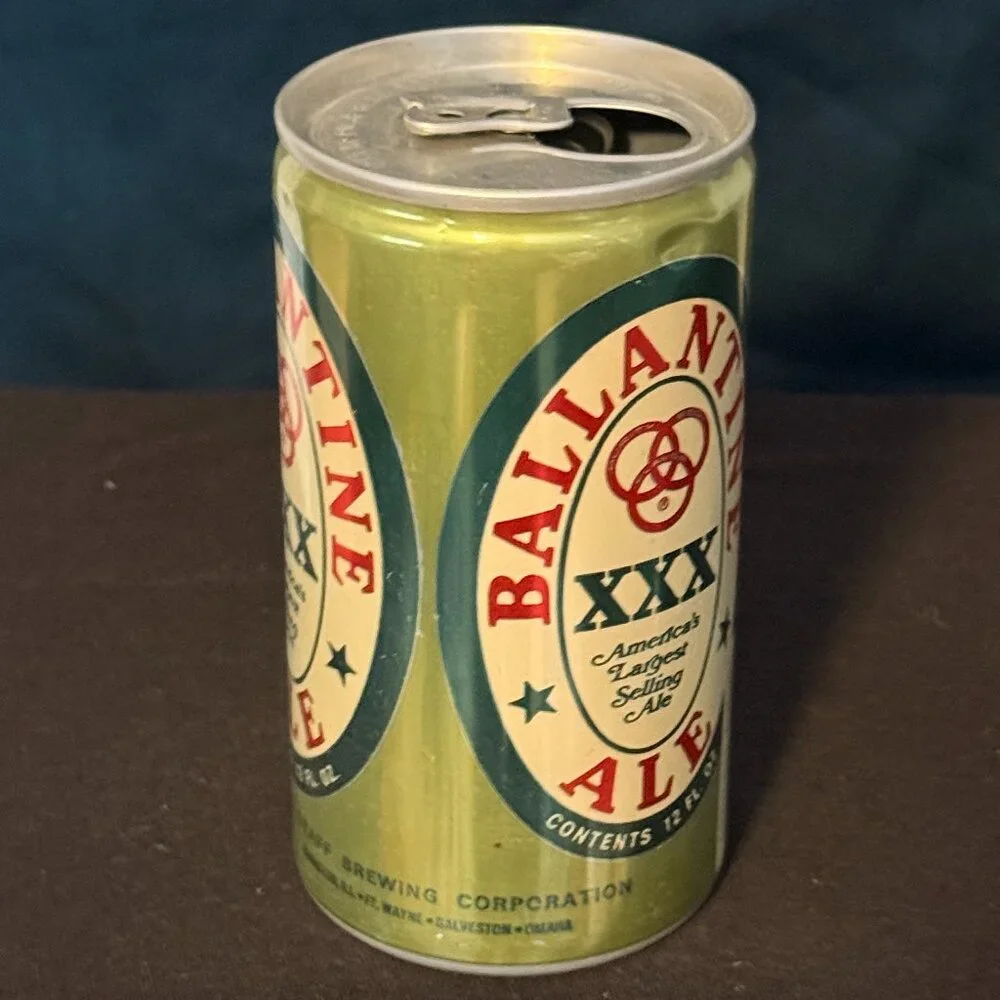 Ballantine XXX Ale pull tab vintage beer can